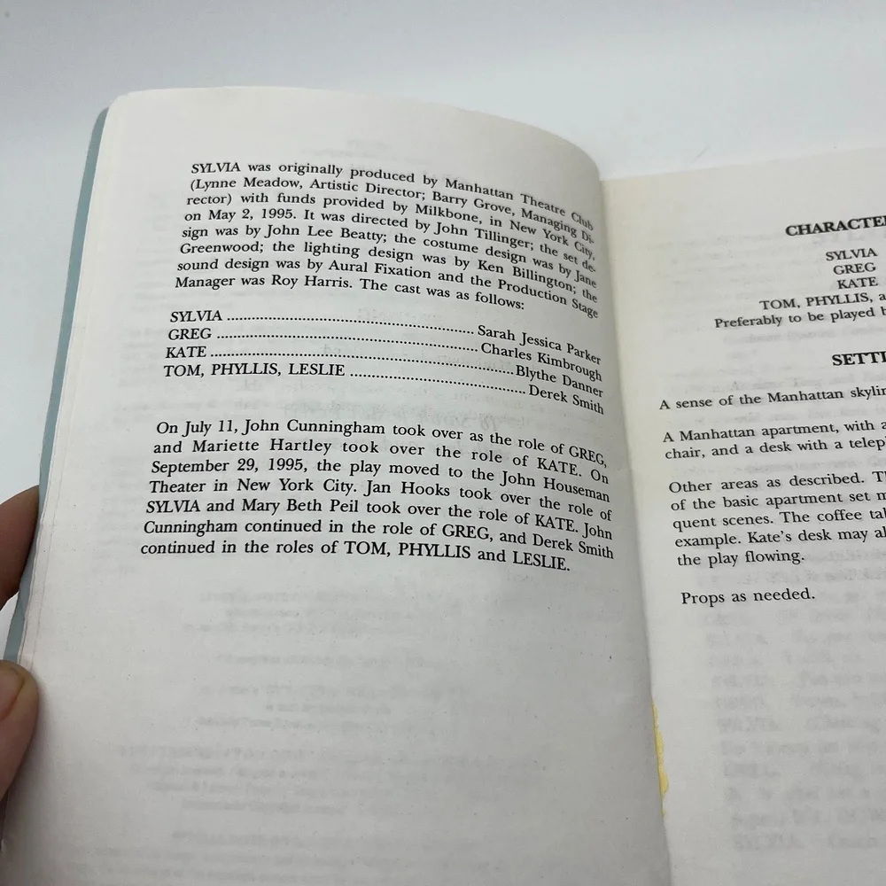 Sylvia by A. R. Gurney Play Script Dramatists Play‎ Service Vintage
